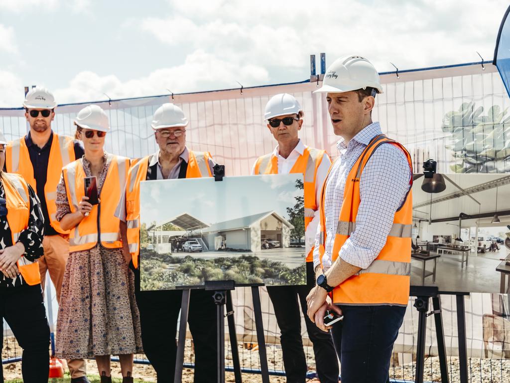 Ingenia Lifestyle Hervey Bay Caravan Washdown and Community Shed Sod Turn. Photo by John Wilson/The Photo Pitch
