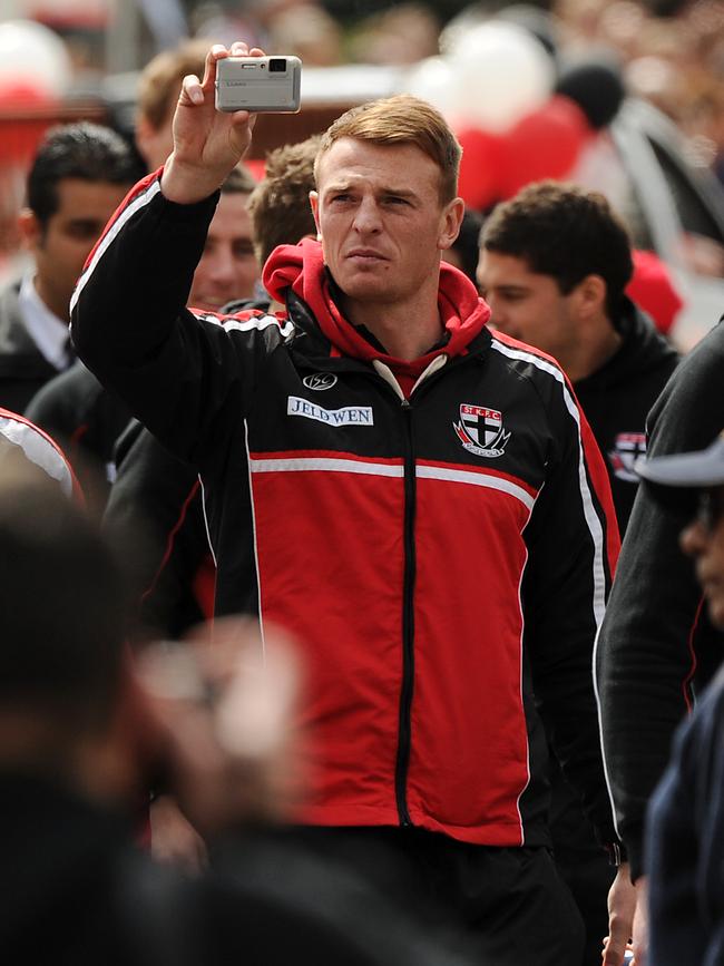 Brendon Goddard takes it all in.