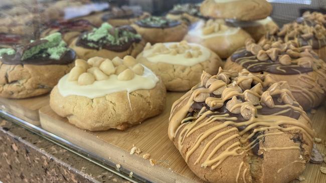 Some of the creative cookies cooked by Mark Powell. Picture: Tom McGann.