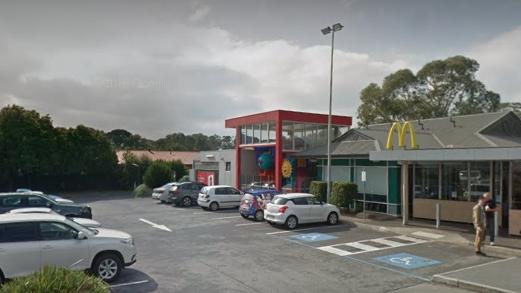 A hungry, unlicensed driver was caught by cops on his way to a late night feed at Hampton Park McDonalds.