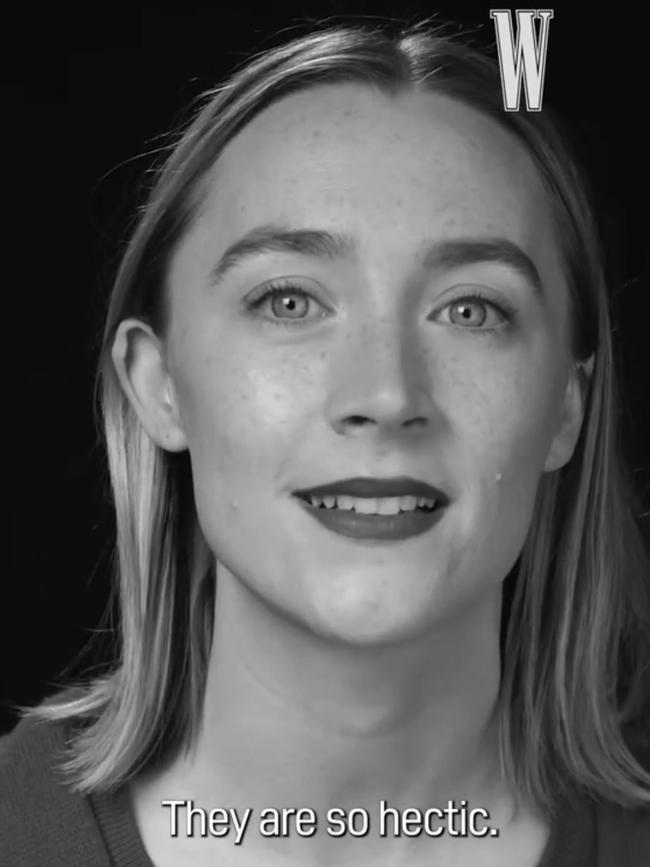 Saoirse Ronan described the MAFS Australia cast as "so hectic".