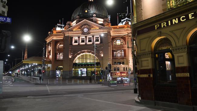 Melbourne’s curfew has been imposed because it could, not because it should. Picture: Josie Hayden