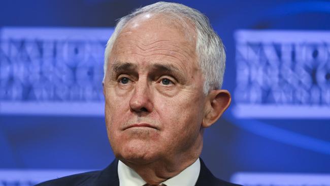 Mr Turnbull said Mr Trump was no longer committed to democracy “as we know it”. Picture: NCA NewsWire / Martin Ollman