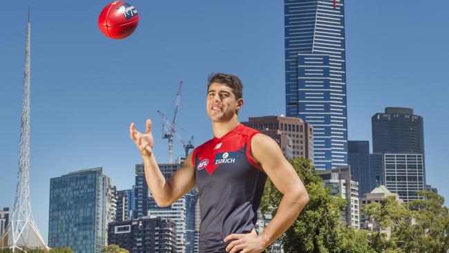 Christian Petracca is staying at Melbourne. Picture: Rob Leeson