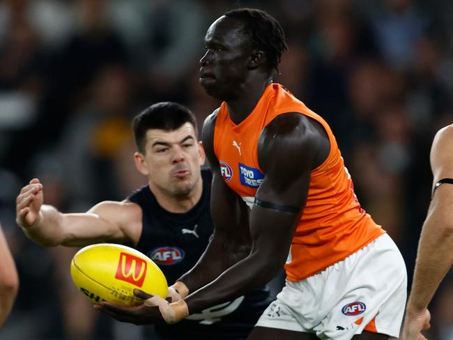 Another impressive performance against Brisbane could give Kingsley some selection headaches ahead of the Sydney Derby. Picture: Michael Willson/AFL Photos via Getty Images