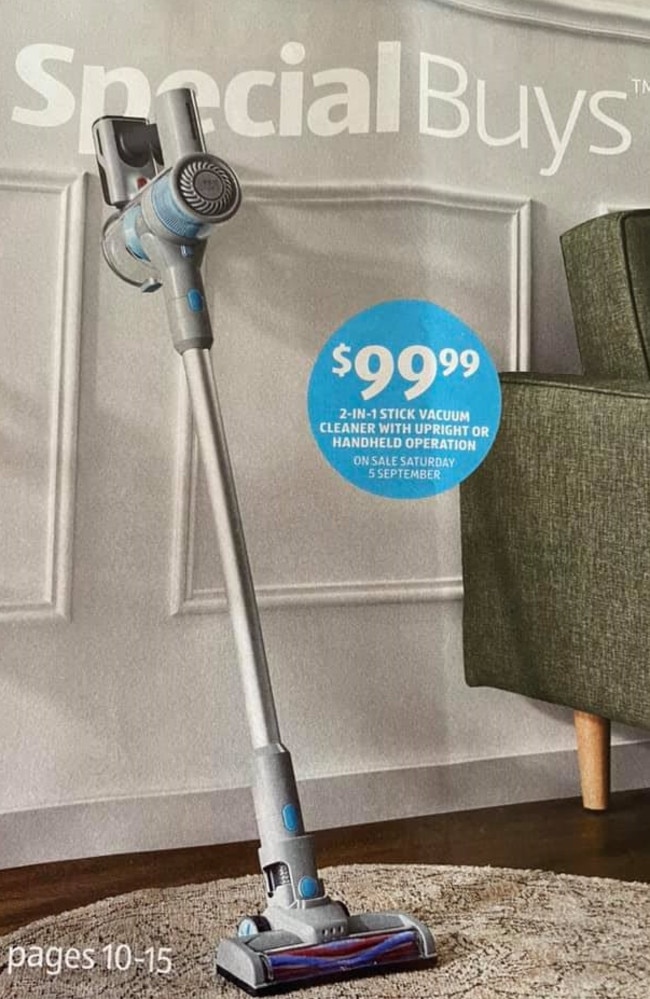 Aldi releases 100 stick vacuum that rivals a Dyson V7 The Advertiser