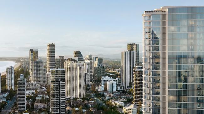 Nineteen First Avenue, a 39-storey development at Broadbeach by Ayrton Mansi.