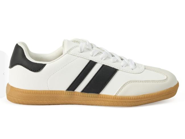 Big W &amp;me Women's Basic Gum Sneaker – White- $25. Picture: Supplied