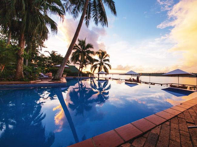 ESCAPE: THREE OF A KIND - VANUATU .. Iririki Island Resort, Vanuatu. Picture: Supplied