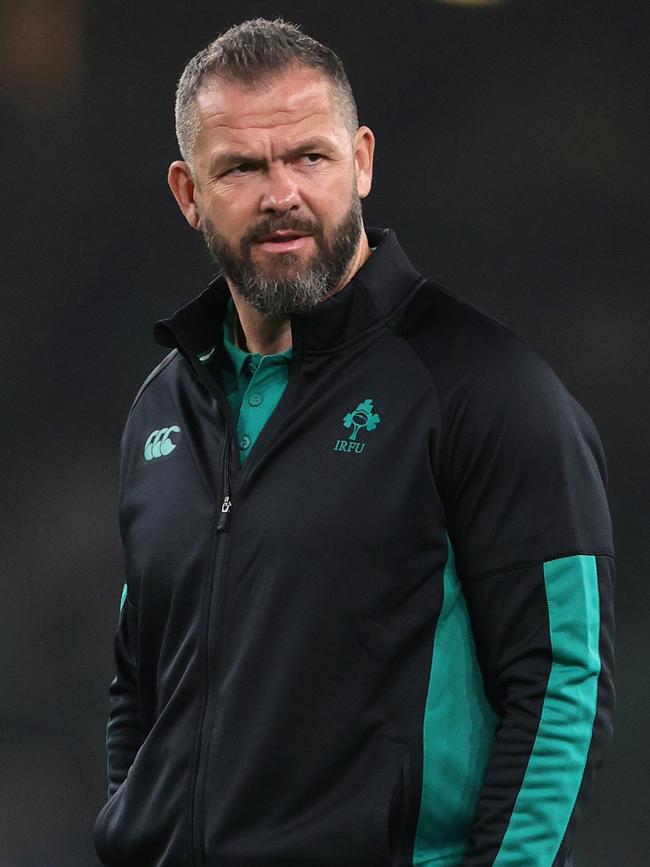 Ireland coach Andy Farrell. Picture: David Rogers/Getty Images.