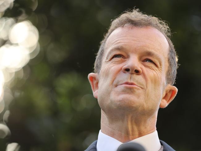 SYDNEY, AUSTRALIA - NewsWire Photos. August 19 2024. NSW Liberal Party leader Mark Speakman gives a press conference at Parliament of NSW. Picture: NewsWire / Max Mason-Hubers