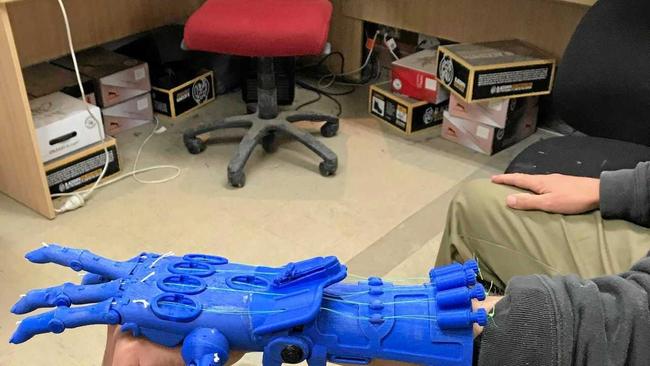 HELPING HAND: Victorian-based Envision Hands is turning bottle caps into prosthetic limbs.