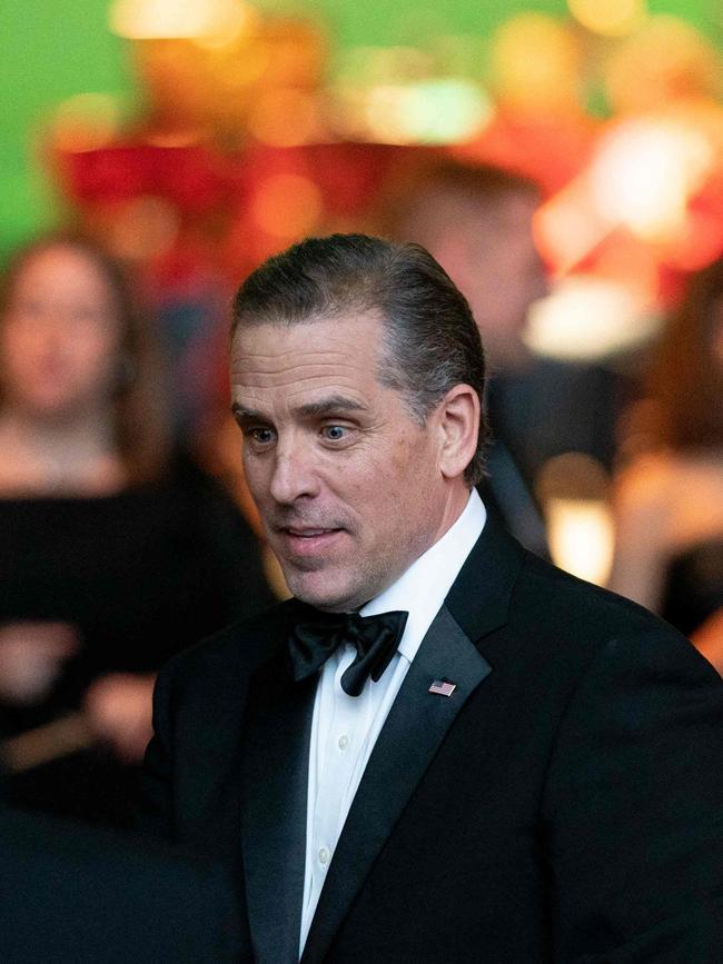 Joe Biden faced criticism for inviting Hunter Biden to a state dinner at The White House. Picture: AFP