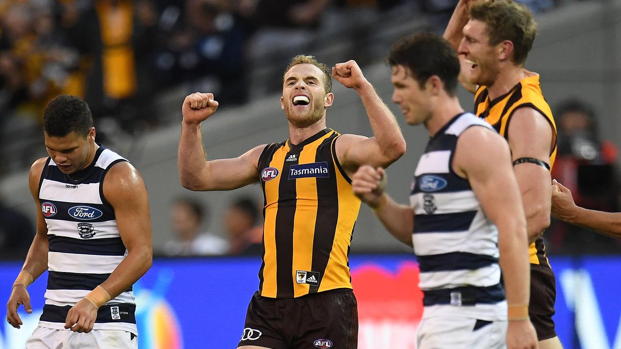 Tom Mitchell’s Hawthorn can expose Geelong at the MCG.