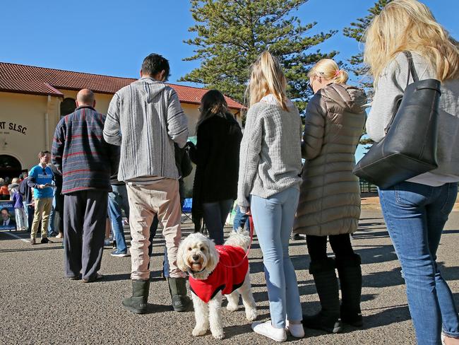 AEC spokesman Evan Ekin-Smyth said in the modern and largely digitised world, people were less accustomed to queuing than previous generations. Picture: Troy Snook