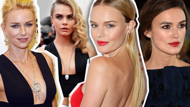 Naomi Watts, Cara Delevingne, Kate Bosworth and Keira Knightley ... Picture: Getty