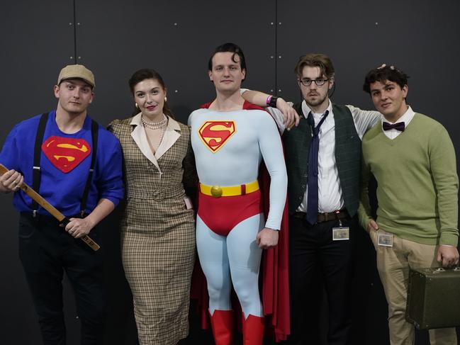 OZ Comic-Con Gallery. OZ comic at Melbourne Exhibition and Convention Centre. Ash Bloom, Heidi Hammond, Jacob Gembin, Matthew Atkinson and Ethan Aquilina . Picture: Valeriu Campan
