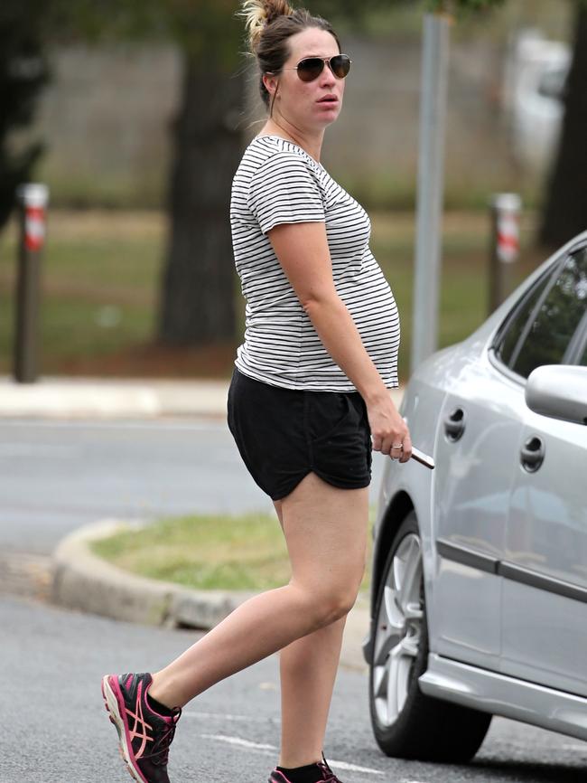 Her affair with Barnaby Joyce was confirmed when a pregnant Vikki Campion was pictured in Canberra. (Pic: John Grainger)