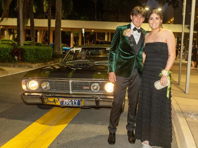 Jack Mifsud and Maya Goodyear at Whitsunday Anglican School Year 12 Formal Saturday 16 September 2023 Picture: Michaela Harlow