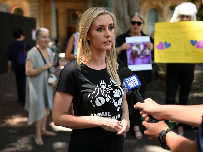 Animal Justice Party MP Emma Hurst has pushed for chance in NSW. Picture: AAP Image/Joel Carrett