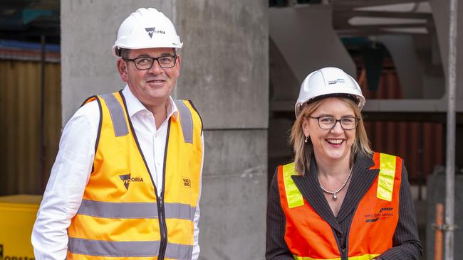 Daniel Andrews and Jacinta Allan. Picture: AAP