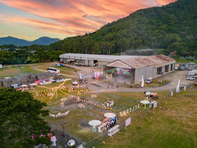 Images of the Rankine sawmill site used recently for the Tourism Tropical North Queensland Create Great event. Picture: Glen Saggers, Threadless Films