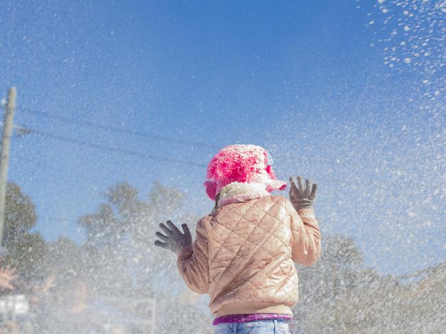 The snowfields at Snowflakes in Stanthorpe on Sunday, July 2.