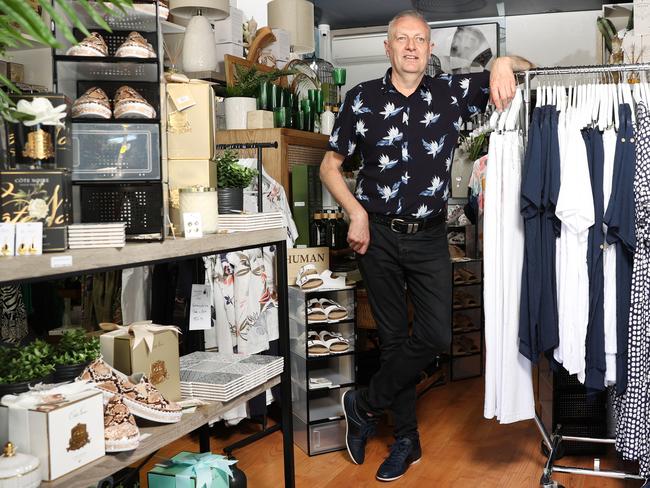 Craig Triffitt, owner of Billy Baxters Home Depot at Wareemba in Sydney, is delighted that retail is back now that Covid restrictions have been eased. Picture: Richard Dobson