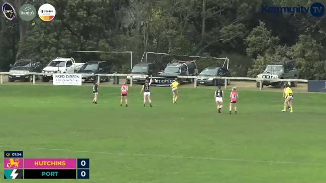 Replay: Hutchins v Port (SFLW Div 2 prelim final)  - SFL finals week 2