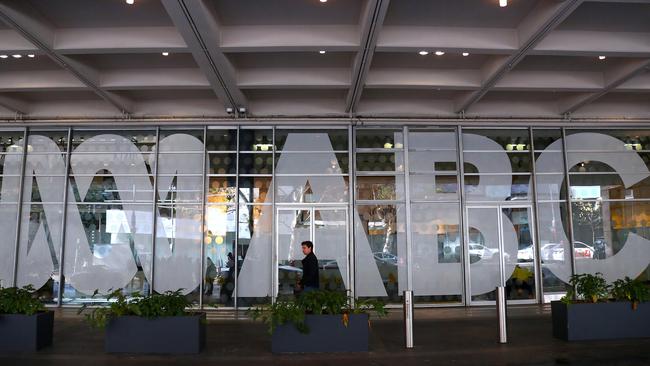 The main entrance to the ABC building at Ultimo in Sydne. Picture: David Gray/AAP