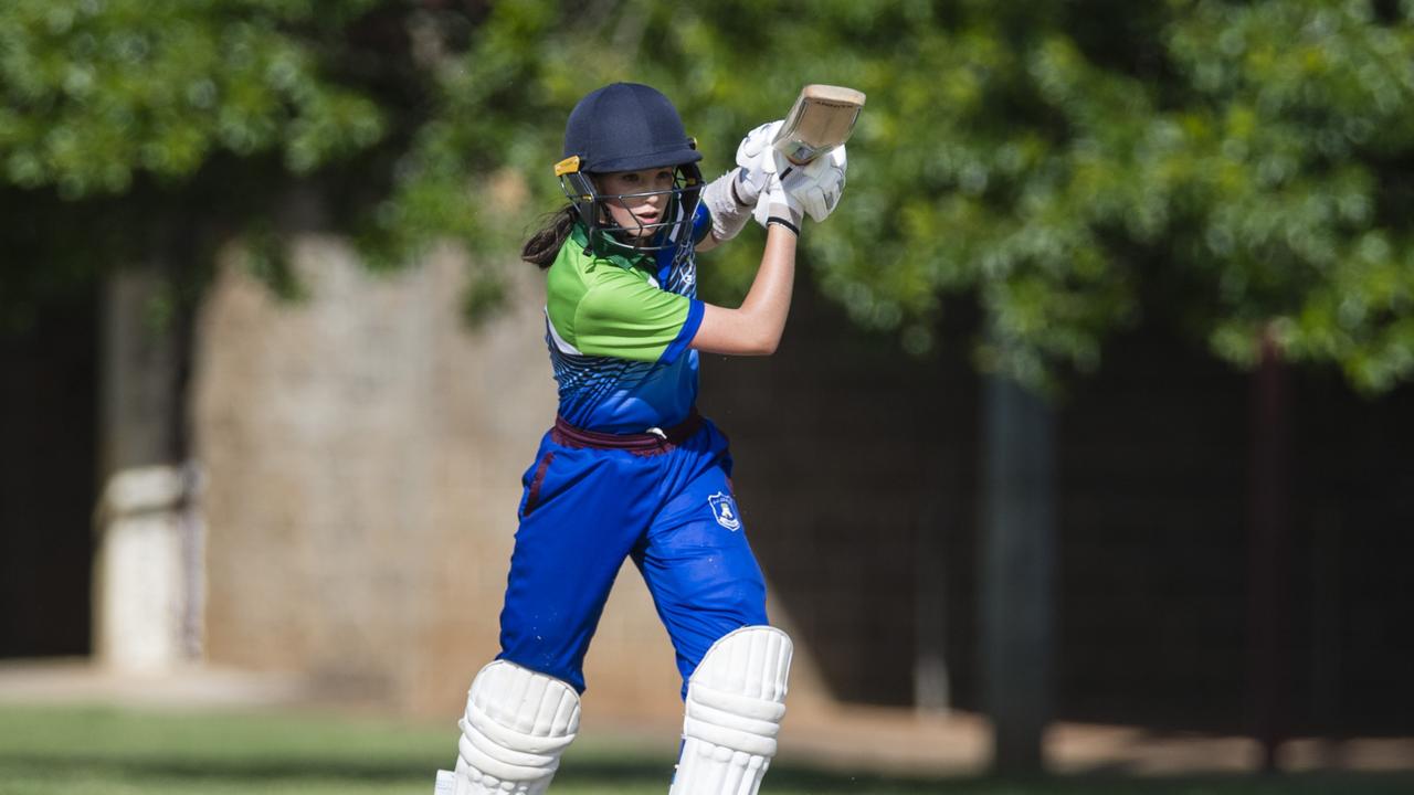 Amelia Kuhn in action for the Darling Downs South West Queensland U13 girls side in 2023. Picture: Kevin Farmer