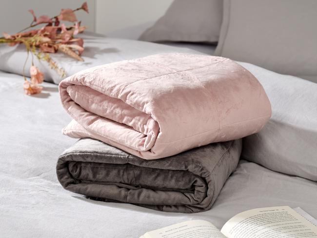 The KOO Elite weighted blanket is available at Spotlight.