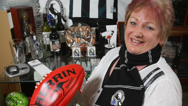 Maureen Johnston and her husband, Douglas, convinced fellow Collingwood fans invest with them — but it was a scam.