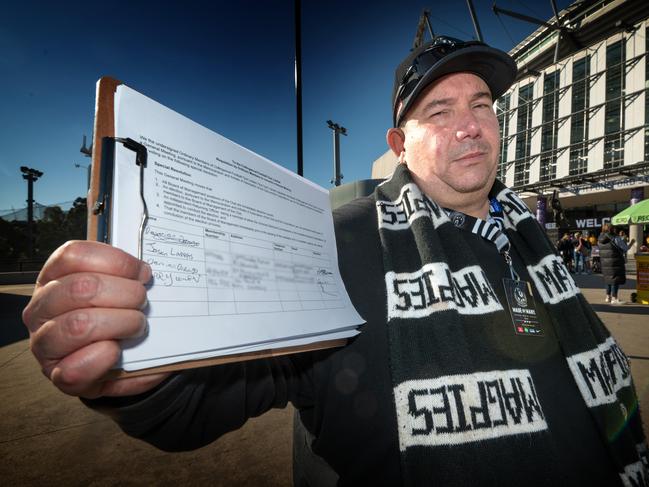 Flawed fan petition forces change in Magpies board stoush