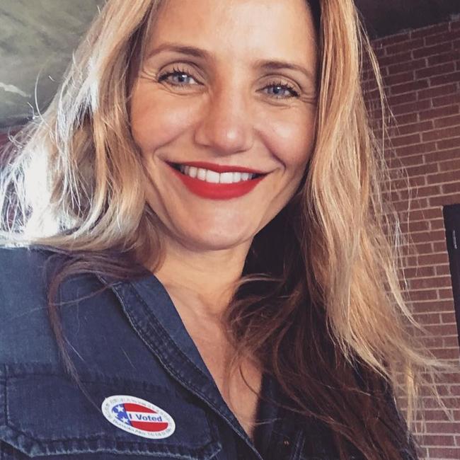 2016 US Election via social media ... Cameron Diaz, 