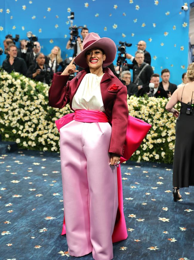 Tracee Ellis Ross attends the 2025 Met Gala Celebrating 