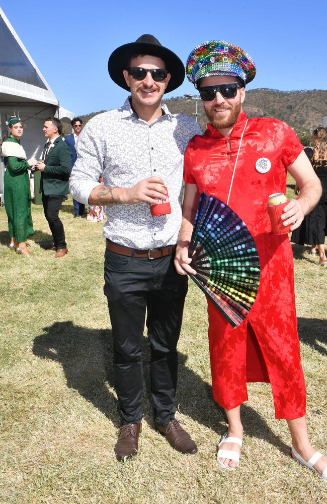 Ladies Day socials at Cluden. Brothers Ethan and Thomas Kennedy. Picture: Evan Morgan