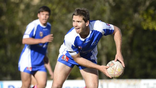 NRRRL round 15 match between the Grafton Ghosts and Kyogle Turkey's at McGuren Park on Sunday. Ghosts captain Ryan Farrell during the match. Photo Debrah Novak / The Daily Examiner