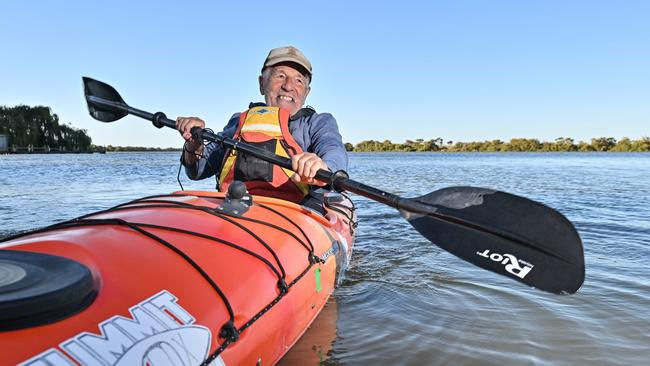 Kenny Stephens arrives in SA in 2020, before he was prevented from going any further. Picture: Brenton Edwards