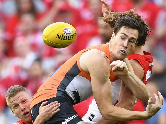 GWS forward Jeremy Cameron kicked four goals.