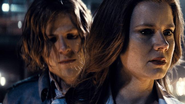 Jesse Eisenberg, as Superman’s nemesis Lex Luthor, and Amy Adams, as Lois Lane. Picture: Warner Bros/AP