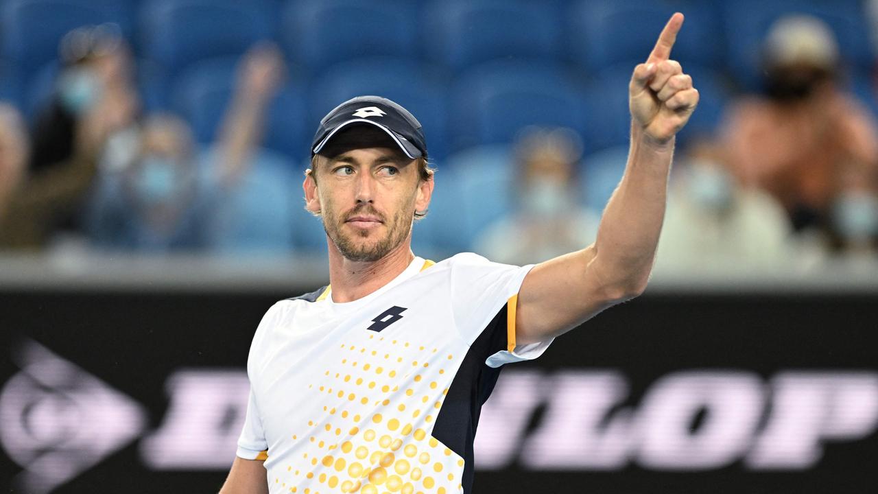 Australia's John Millman. Photo by MICHAEL ERREY / AFP.