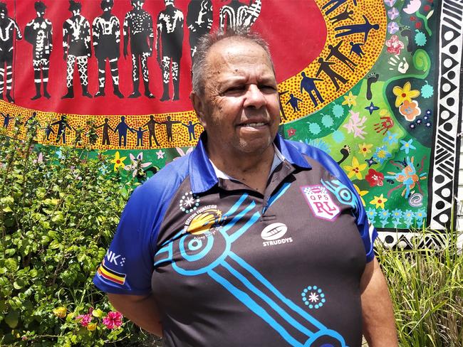 Cherbourg Elder Uncle Eric Law reached out to the University of Queensland to locate the mass graves. Photo/Holly Cormack.