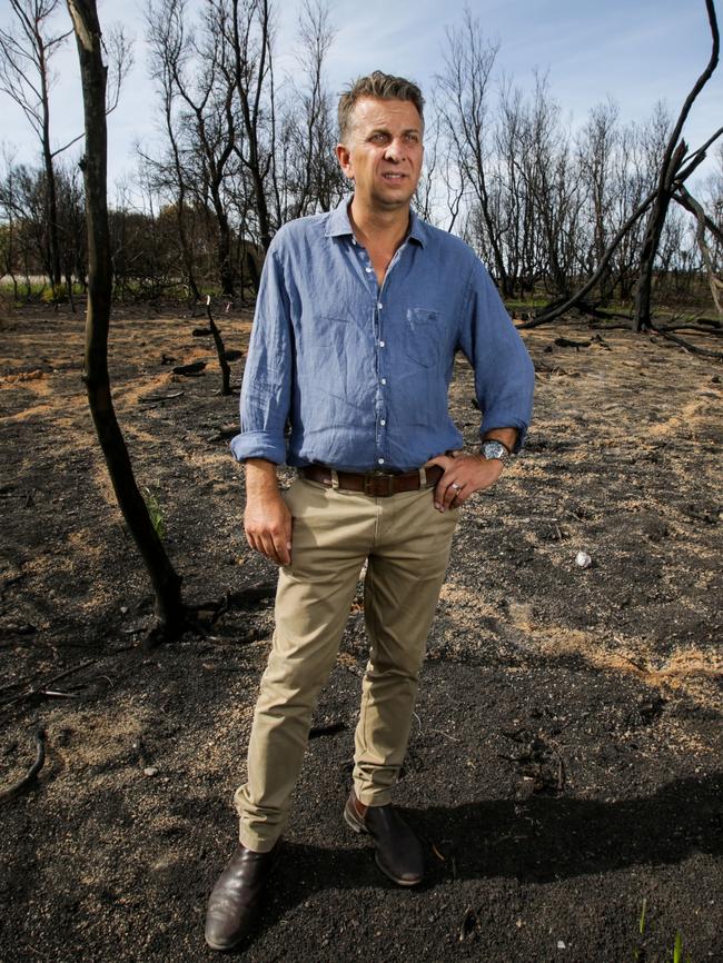 Andrew Constance shot to prominence in the wake of the Black Saturday bushfires. Picture: Liam Driver