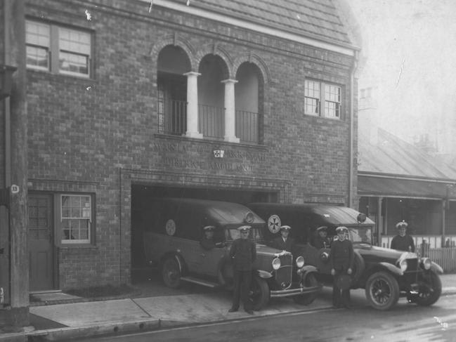 Raglan St ambulance station in 1936. Picture: Northern Beaches Library