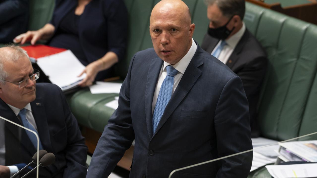 Defence Minister Peter Dutton says it is important to be honest with the Australian public regarding China. Picture: NCA NewsWire / Martin Ollman