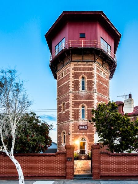 The Semaphore water tower in 2017. Picture: File