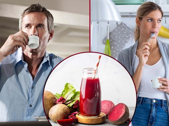 Caffeine can prevent fatigue, beetroot shots improve stamina and yoghurt supports muscle recovery. Picture montate: The Times/Getty Images