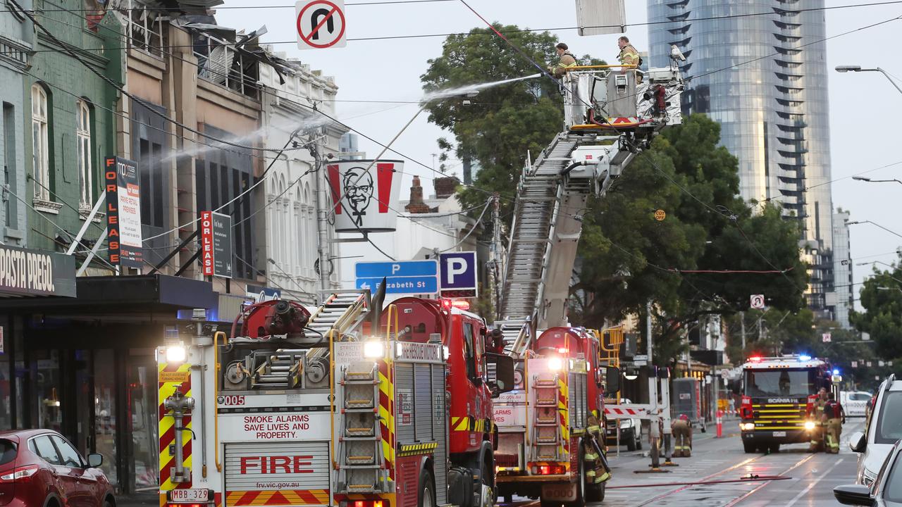 MELBOURNE, AUSTRALIA- NewsWire Photos NOVEMBER 21, 2024: A suspicious fire has broken out at a popular nightclub on Chapel Street in Melbourne. Emergency services were called to LUX nightclub on Chapel Street in South Yarra about 1.45 Thursday morning, after several reports of a fire breaking out. Picture: NewsWire/ David Crosling