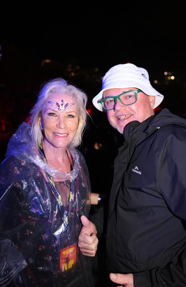 Jackie Ball and Shane Ball at the Out 2 Lunch Festival 2025 on Saturday at Broadwater Parklands Southport for Gold Coast at Large. Picture, Portia Large.